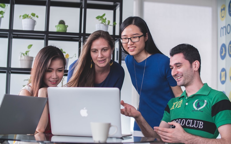 Young speakers presenting